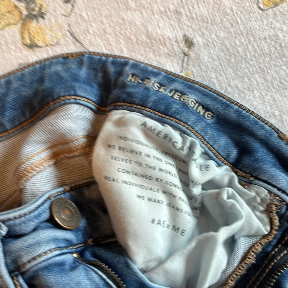 American Eagle Cozy Next Level Stretch High Rise Jegging Size 2 Short - Picture 3 of 5